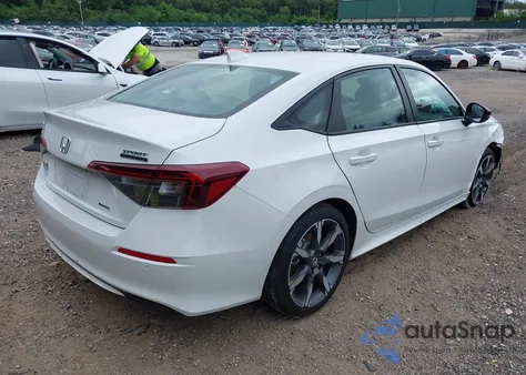 2025 Honda Civic Hybrid Sport/Sport Touring from USA, damaged, VIN 2HGFE4F82SH323630